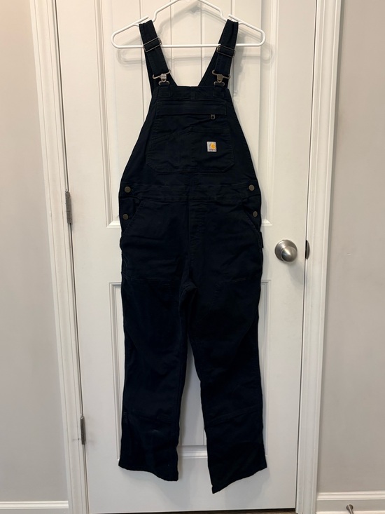 Carhartt Pants - Carhartt Womens Rugged Flex Loose Fit Canvas Bib Overalls